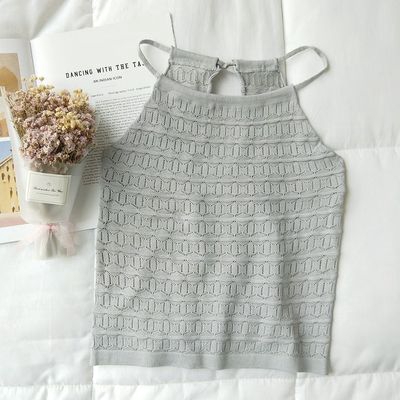 Áo nữ không tay vai dây phong cách retro quyến rũ