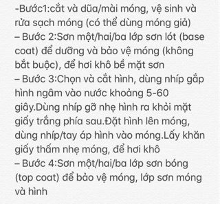nail sticker-dán móng tay( phần 2)