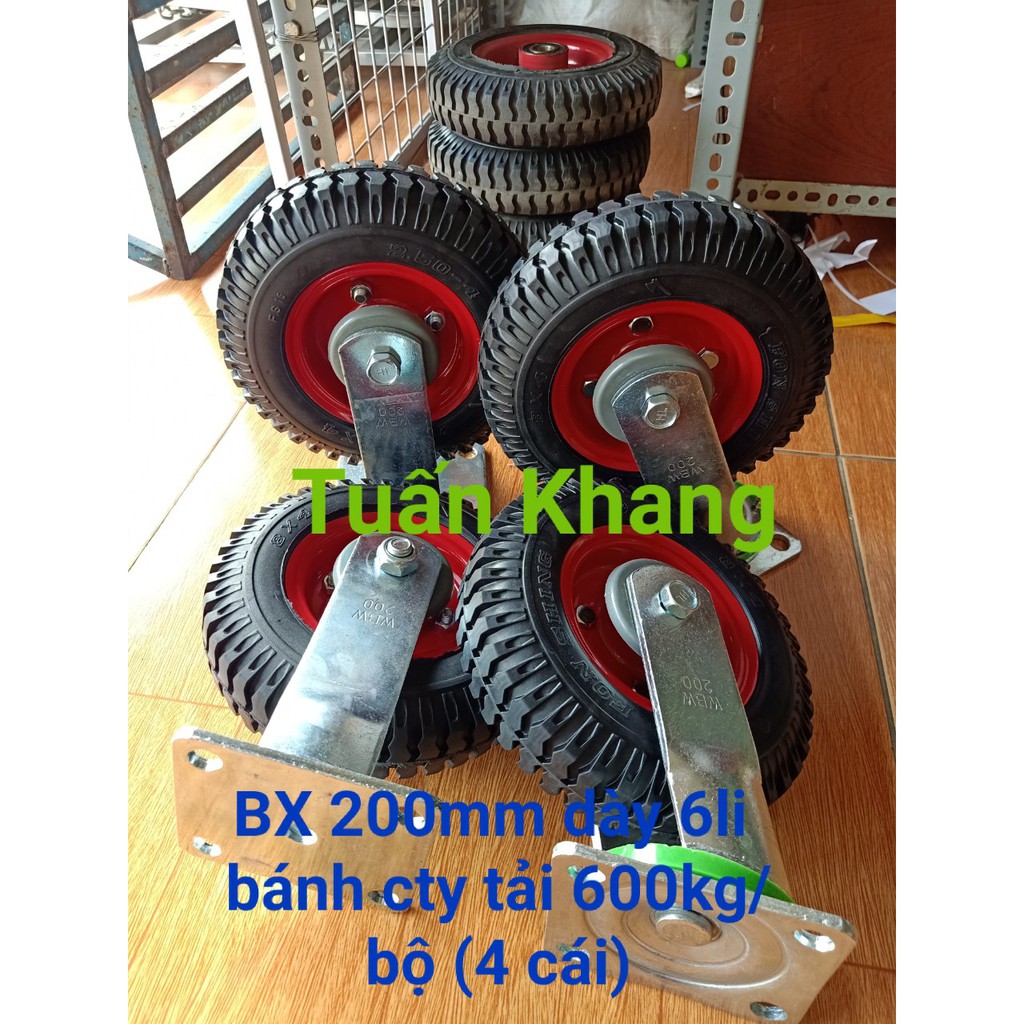 bánh xe đẩy hàng 600kg 1 BỘ / 4 CÁI