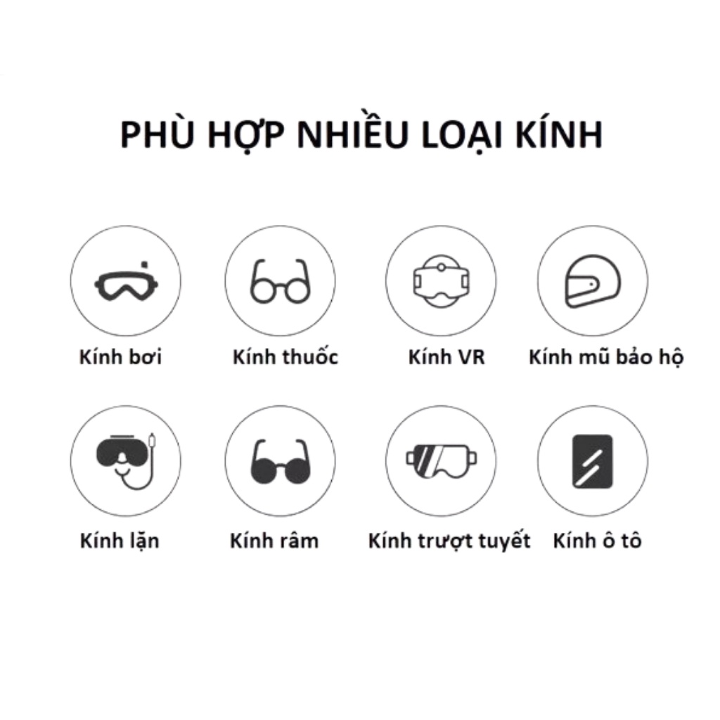 Combo 10 Khăn lau nano OLD SCHOOLMATE, Khăn lau chống bám hơi nước, hơi nước không bám vào kính