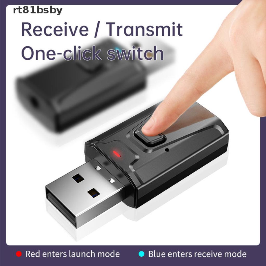 Usb Thu Phát Tín Hiệu Bluetooth 5.0 Rt81Bsby Cổng 3.5mm Aux Cho Tv Pc (Rt81Bsby)