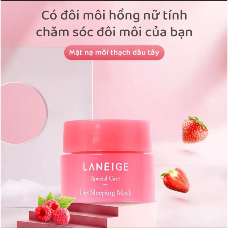 Mặt nạ môi LANEIGE Lip Sleeping Mask - Mặt nạ ngủ ủ môi LANEIGE mini dưỡng môi 3g