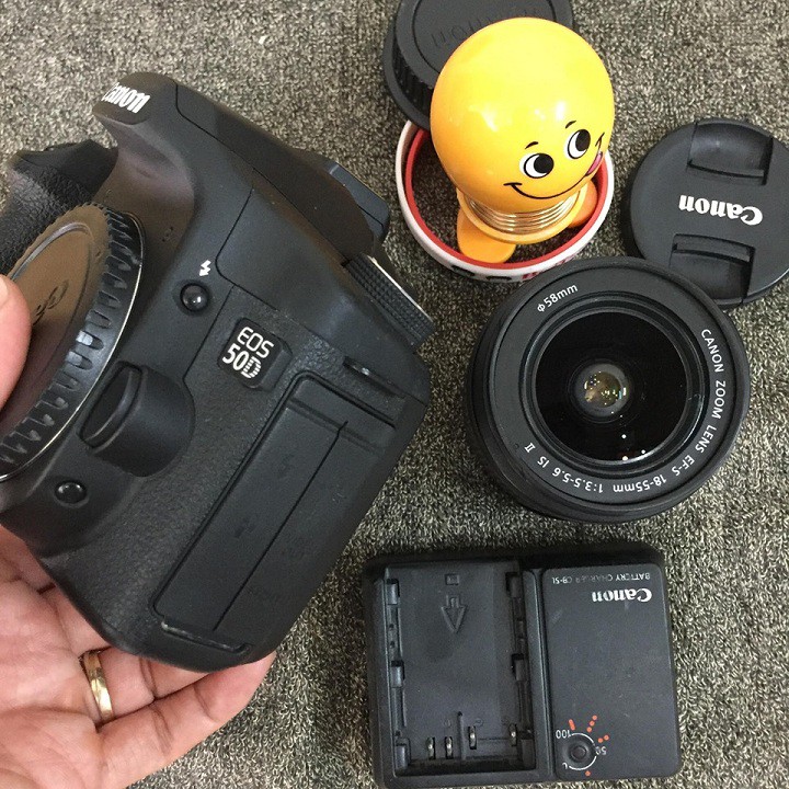 Máy ảnh Canon 50D kèm lens kít 18-55 is II, máy chụp 3k shot
