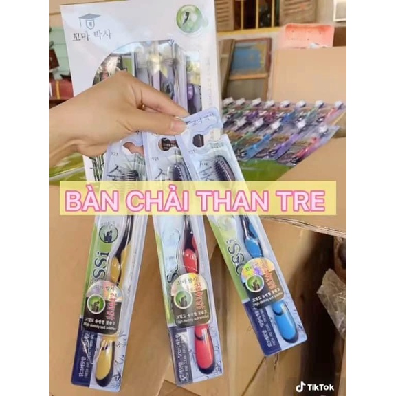 Combo 10 bàn chải đánh răng than tre hoạt tính hàn quốc