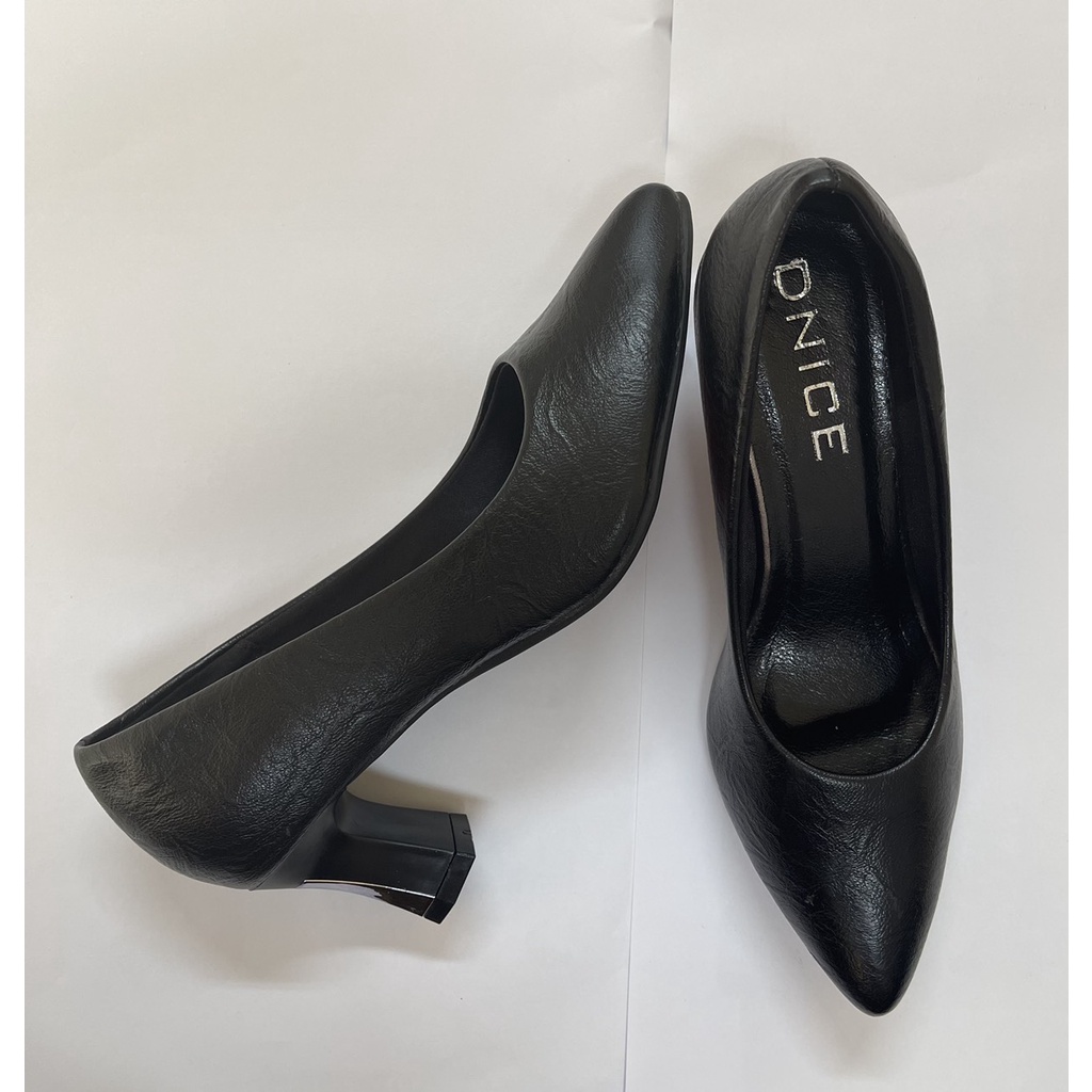 Giày Cao Gót Nữ Sang Trọng, Da Mềm, Đế 5cm