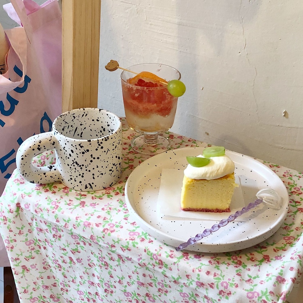 Cốc Sứ Uống Sữa/Cà Phê Phong Cách Bắc Âu Sang Trọng