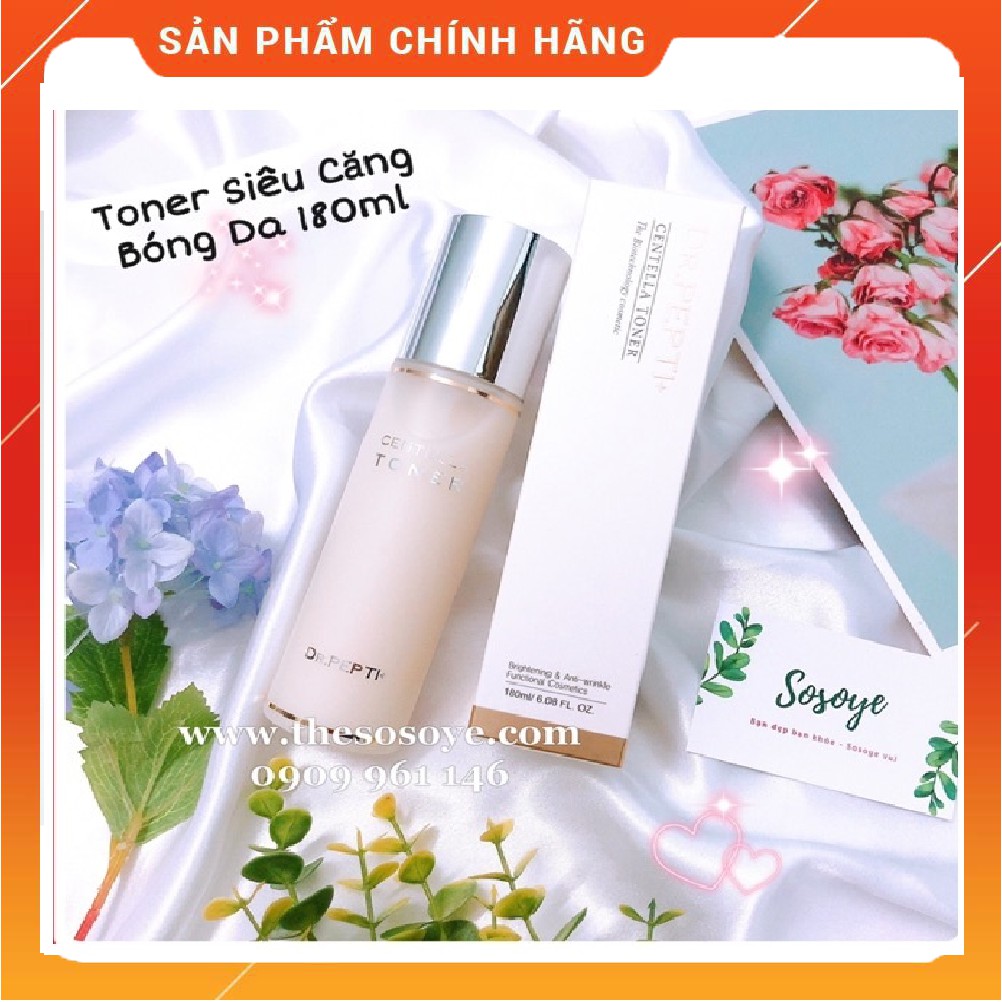 Nước Thần Siêu Căng Bóng Centella Toner - Dr.Pepti - Nước hoa hồng cho da khô da nhạy cảm | BigBuy360 - bigbuy360.vn