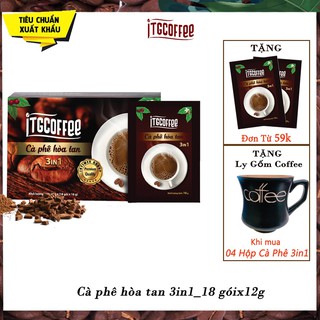Cà phê hòa tan 3in1 ITGCOFFEE (18 gói x 16g)
