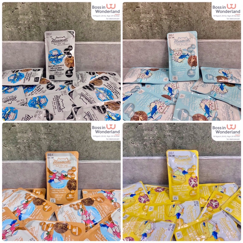 PATE MEOWCAT 9 VỊ THƠM NGON CHO MÈO