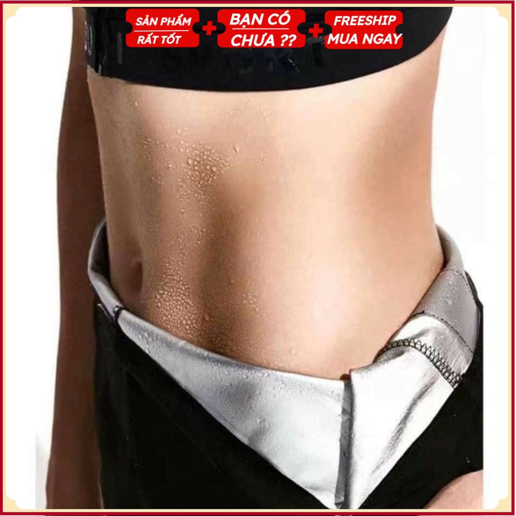 PVN16680 Quần đổ mồ hôi giảm tan mỡ bụng T2