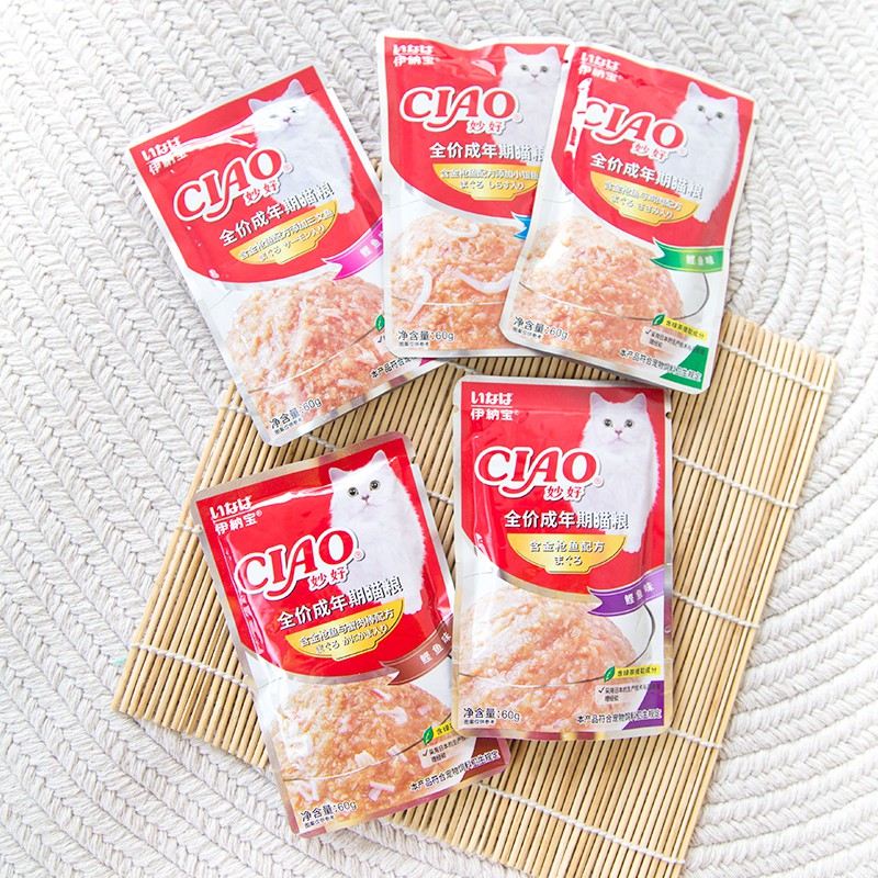 PATE CIAO - SÚP THƯỞNG CHO MÈO GÓI 60G