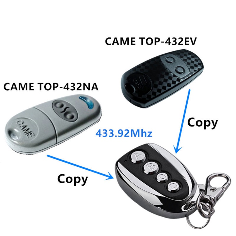 Công Tắc Điều Khiển Từ Xa 4 Kênh Cho Cổng Ga-Ra 433Mhz