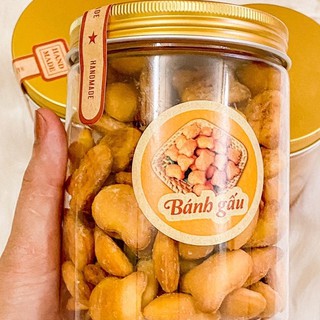 (ĐỒ ĂN VẶT) BÁNH GẤU NHÂN KEM SỮA hộp 250g ( ảnh thật)