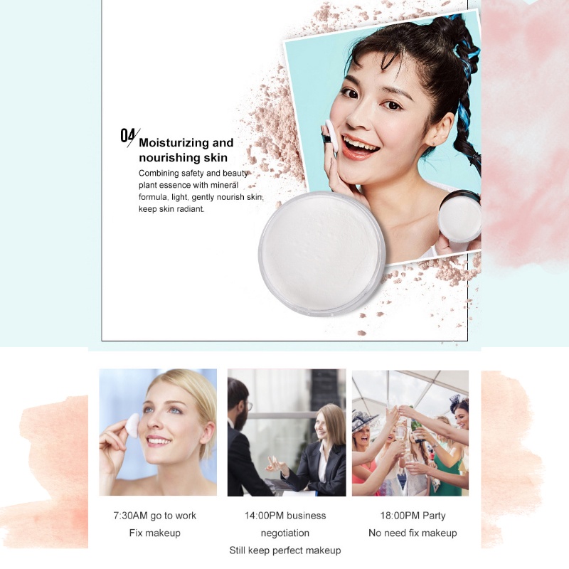 Phấn phủ ARTMISS HD LIGHTWEIGHT LOOSE POWDER kiểm soát dầu nhờn giúp giữ nền lâu trôi 7.5g