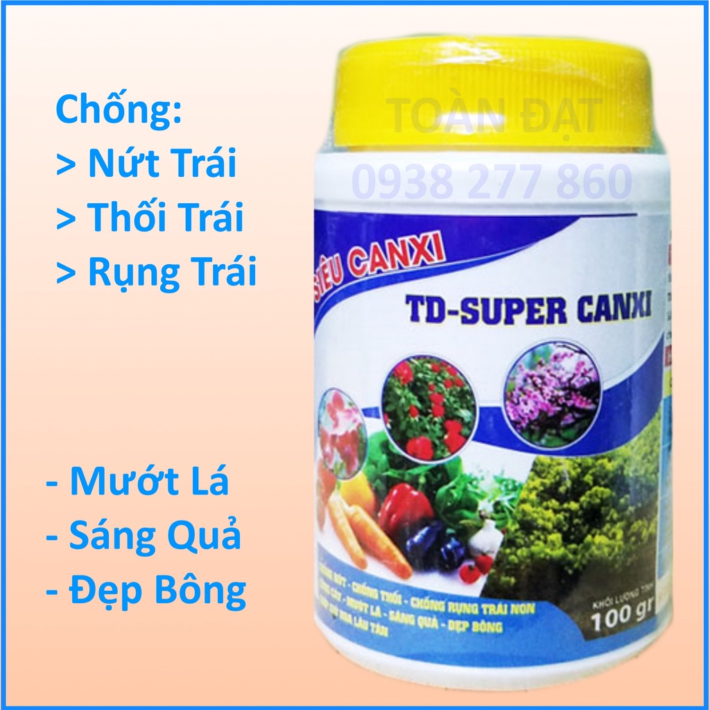 Bộ tứ Siêu Lân - Canxi - Magie - Kali, kích hoa dưỡng cây ở mọi giai đoạn (100g)