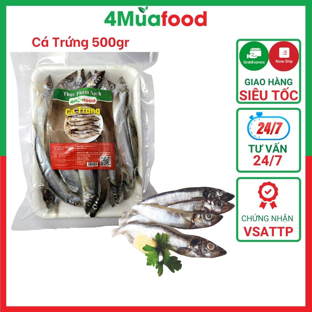Cá Trứng NaUy 500g siêu ngon đông lạnh nhập khẩu - Đóng khay hút chân không - 4muafood