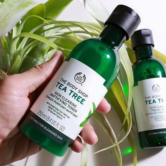 Nước Cân Bằng Cho Da Mụn - The Body Shop Tea Tree Skin Clearing Toner 250ml