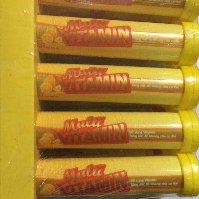 C sủi Vitamin vị cam