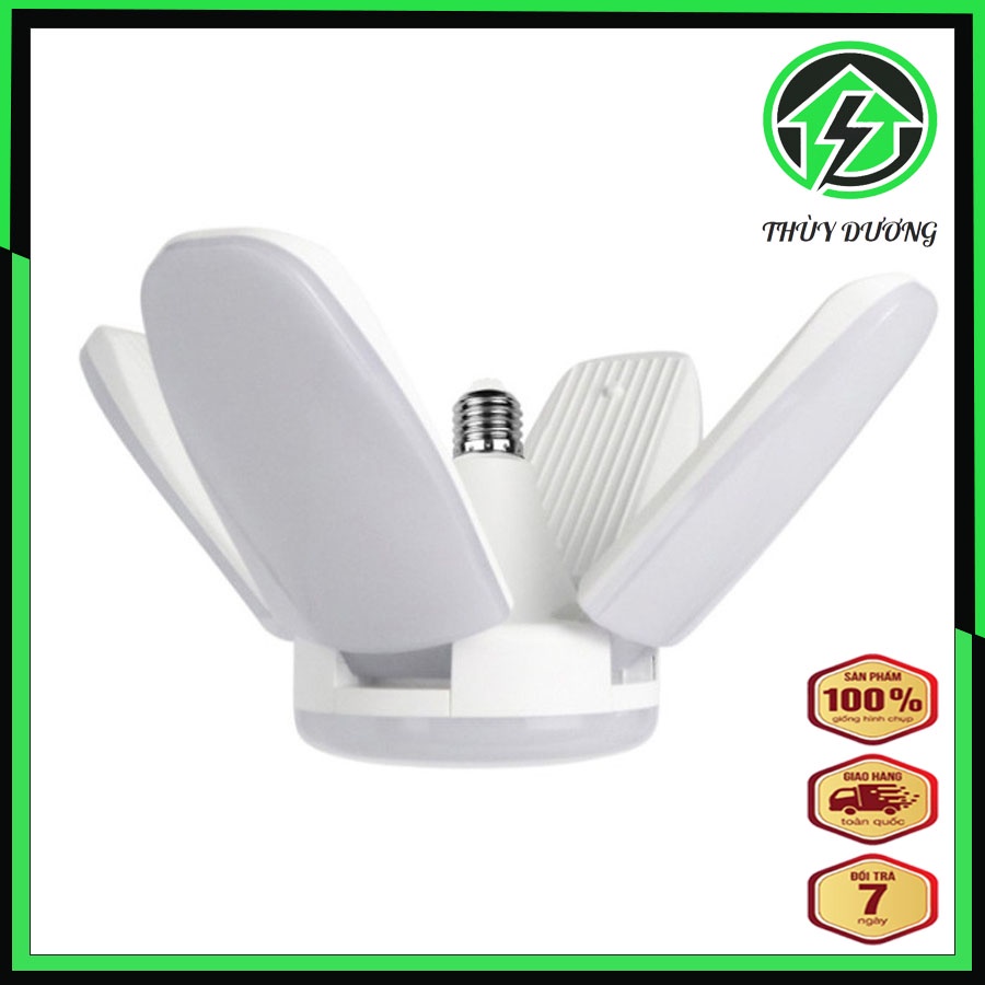 Bóng đèn LED cánh quạt xếp ánh sáng trắng - 45W / 75W siêu sáng
