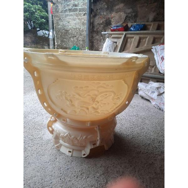 Khuôn Chậu tròn 60 abs hoa văn tùng cúc mai