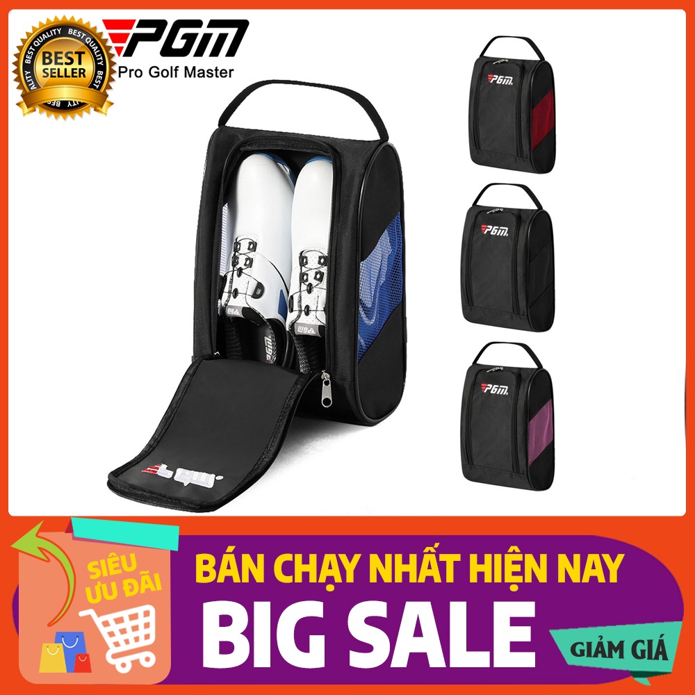 Túi đựng giày golf cao cấp PGM chính hãng XB001, Shoes golf Bag thoáng khí chống thấm nước và bụi bẩn