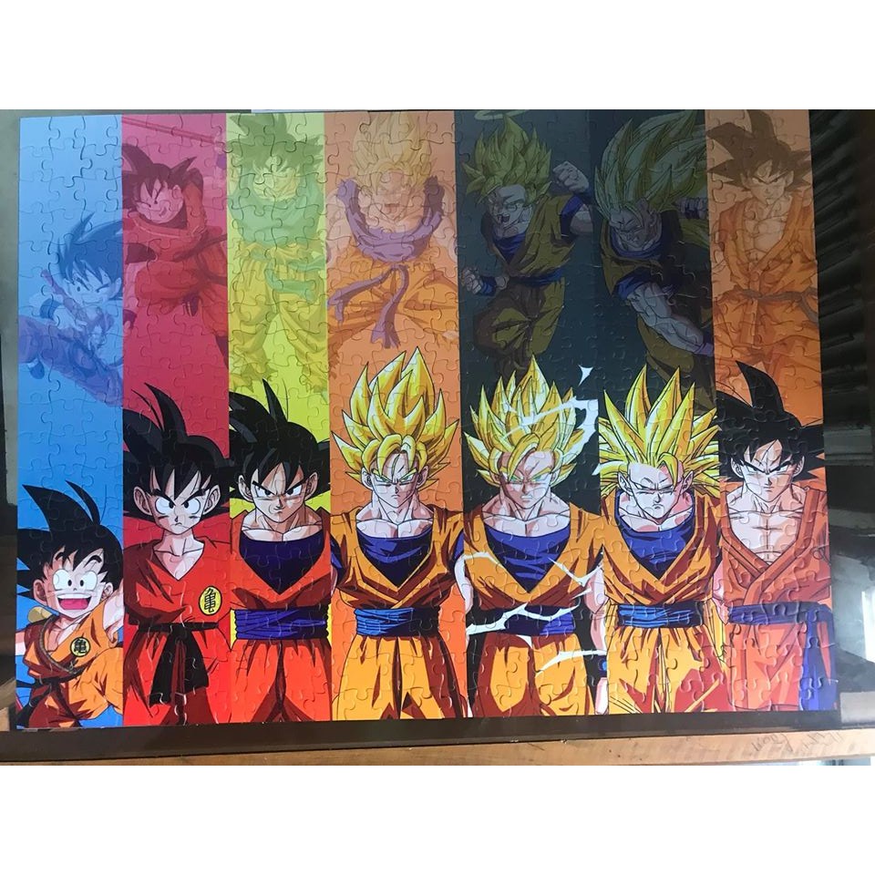 tranh ghép hình 450 mảnh các biến thể Songoku - Dragonball