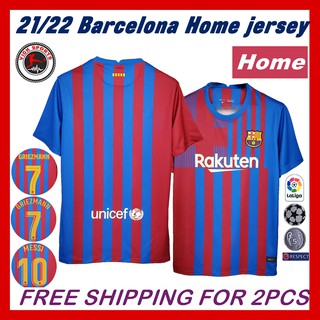 Áo thun đá banh tay ngắn đội tuyển Barcelonafc