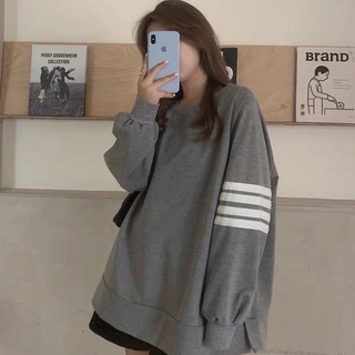 Áo Thun Sweater dài tay 3 sọc