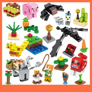 Đồ chơi xếp hình lego giá rẻ SY1022 mô hình minifigures Minecraft My World cho bé