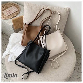 Túi tote da nữ có dây đeo chéo thời trang cỡ lớn XS109846