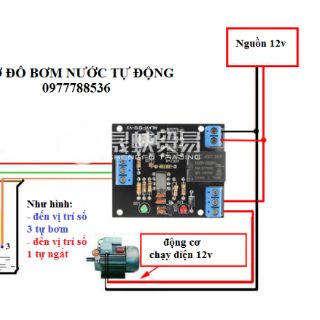 Module điều khiển bơm hút nước tự động
