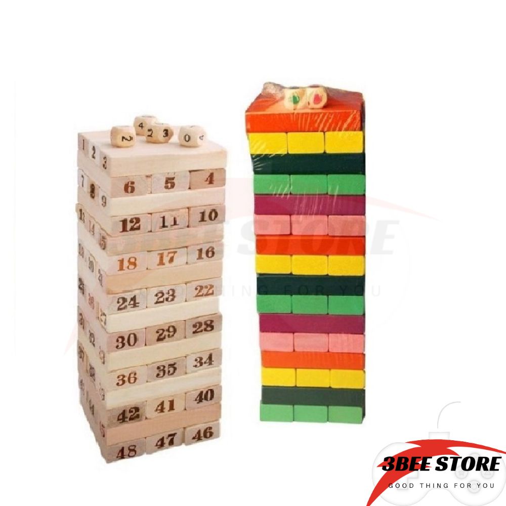 Đồ chơi rút gỗ cỡ lớn cho bé, đồ chơi giáo dục sớm MONTESSORI 3beehome