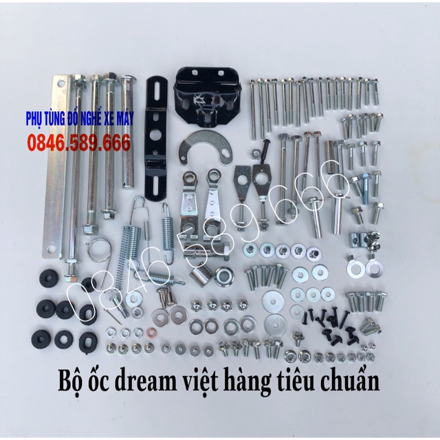 Bộ Ốc Vào Xe Dream Việt Hàng Tiêu Chuẩn Cao Cấp Trọng Đại Xe Máy