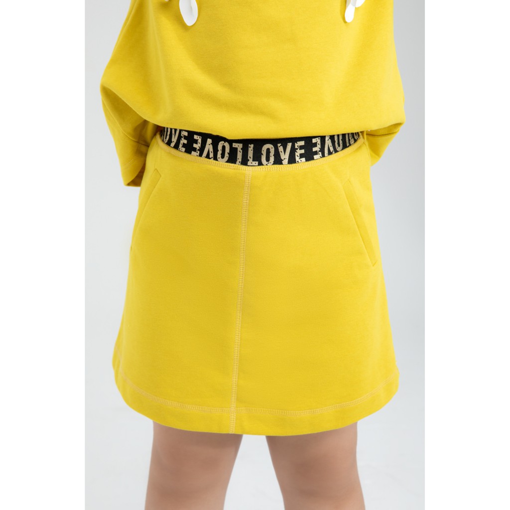 Chân váy thun 2 lớp chữ A bé gái IVY moda MS 31G1114