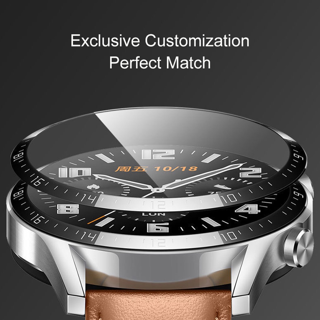 Ốp Sợi Thủy Tinh Mềm Bảo Vệ Màn Hình Đồng Hồ Huawei Watch 3 Pro GT 2 GT3 42/46MM GT2e GT2 Pro