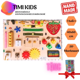 [ FREESHIP ] Busy board cho bé, Bảng bận rộn cho trẻ em, Giáo cụ mầm non, đồ chơi thông minh montessori
