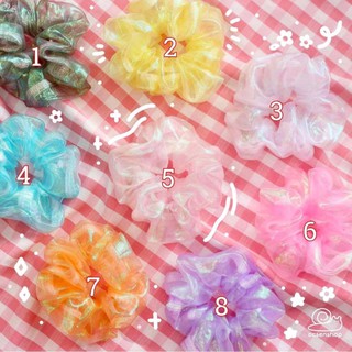 Ốc Sên Shop - Scrunchie voan hologram