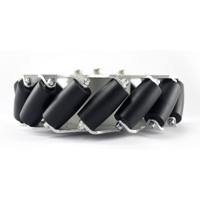 Bánh xe mecanum 152mm,bánh vệ tinh có bạc đạn ,bộ gồm 2 trái và 2 phải
