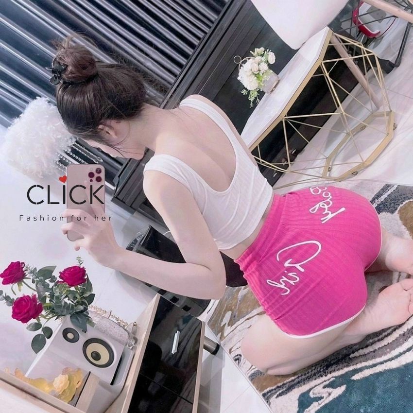 Bộ Mặc Nhà Nữ Thun Cotton Gân Freesize 43-53kg Click Boutique CB175 | BigBuy360 - bigbuy360.vn