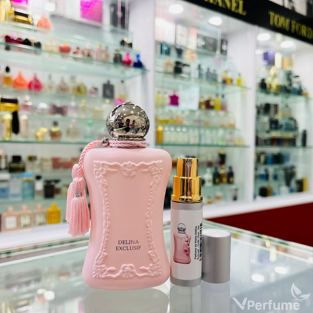 10ml Nước Hoa Nữ Delina Exclusif EDP - Hoa hồng Thổ và gỗ trầm sang trọng, gợi cảm