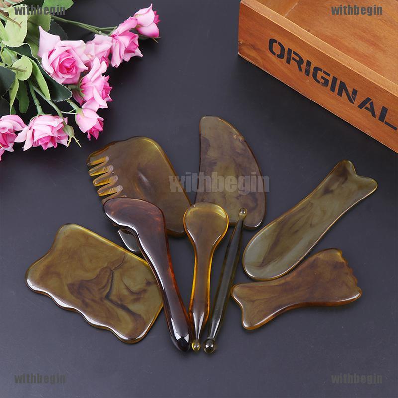 [Hàng mới về] Dụng cụ Gua Sha sáp ong mát xa thư giãn cổ và mặt chất lượng cao