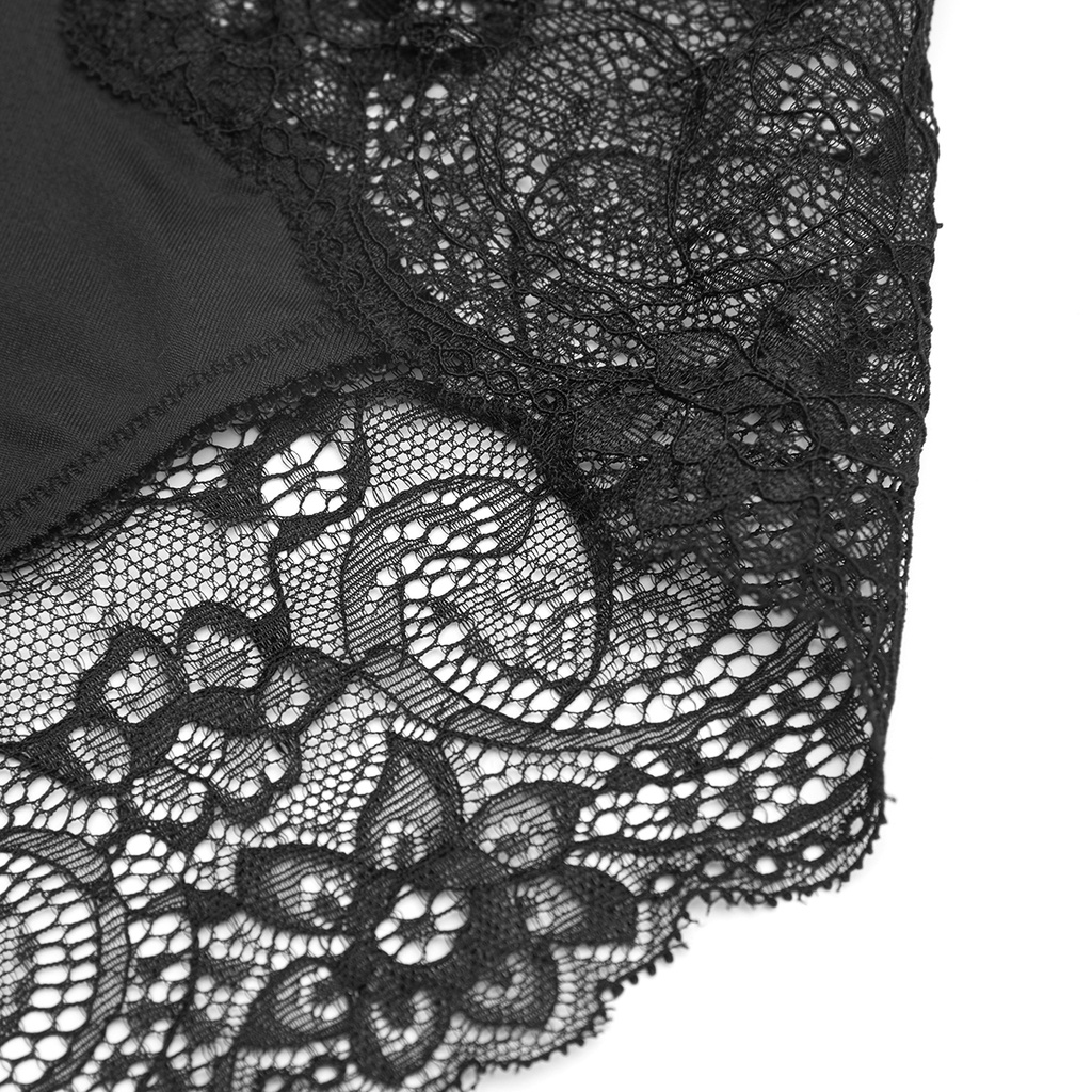 Quần lót nữ lưng cao phối ren iBasic PANW121