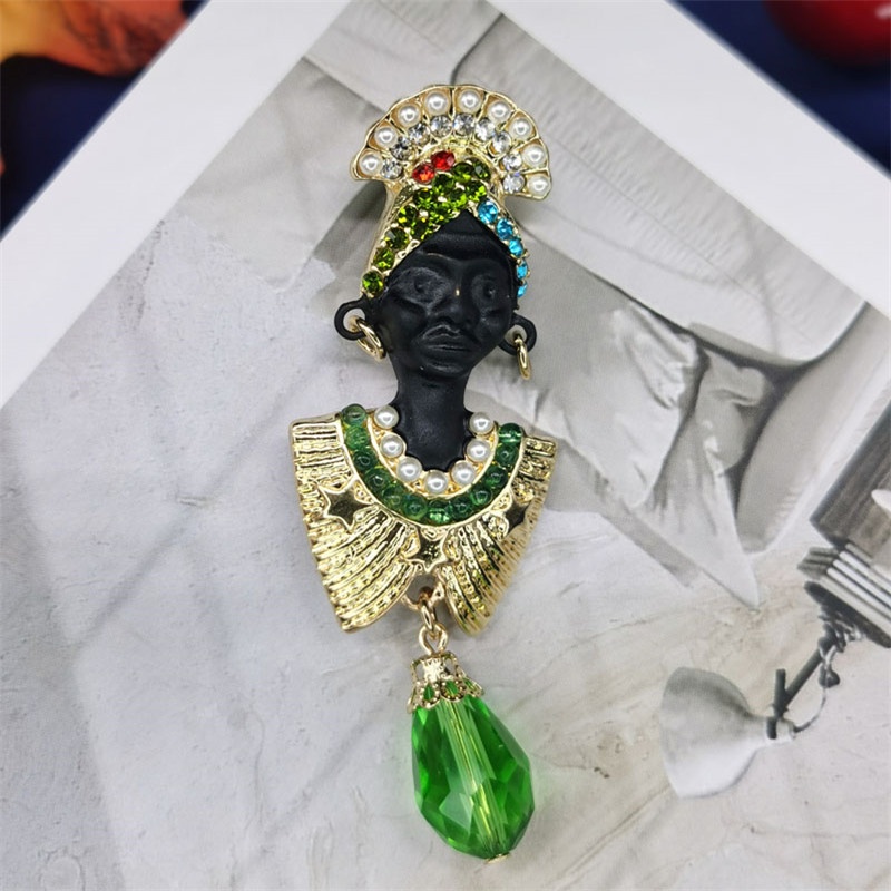 (MớI) Ghim CàI Á RậM ĐíNh NgọC Trai Giả Xinh XắN