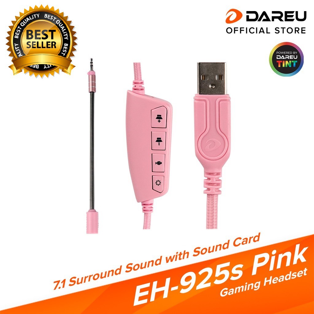 Tai nghe DAREU EH925s QUEEN RGB âm thanh 7.1 - Hàng chính hãng | BigBuy360 - bigbuy360.vn