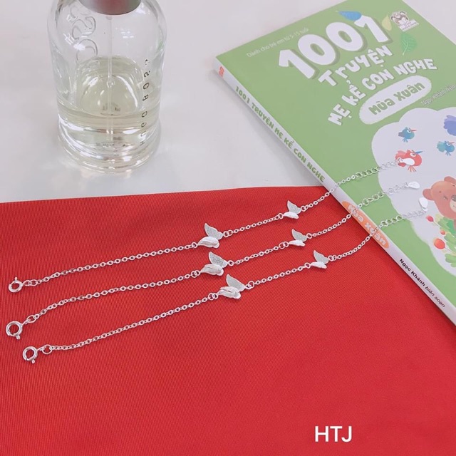 LẮC TAY, CHÂN HOA BƯỚM SANG CHẢNH - TRANG SỨC BẠC S925