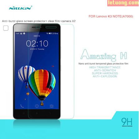 Miếng dán kính cường lực Nillkin 9H chống vân dành cho Lenovo A7000