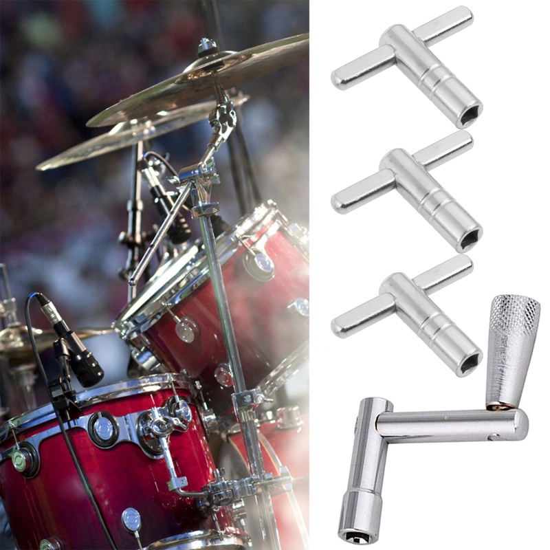 Bộ 4 Khóa Trống 3 Phím Điều Chỉnh 1 Phím Cho Dàn Trống