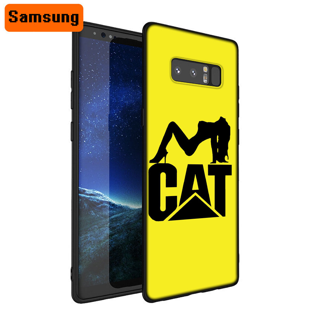Ốp Điện Thoại Silicon Mềm Đen Hình Logo Caterpillar Cat Xc47 Cho Samsung M10 M20 M30 M11 M30s M21 M31 M31s