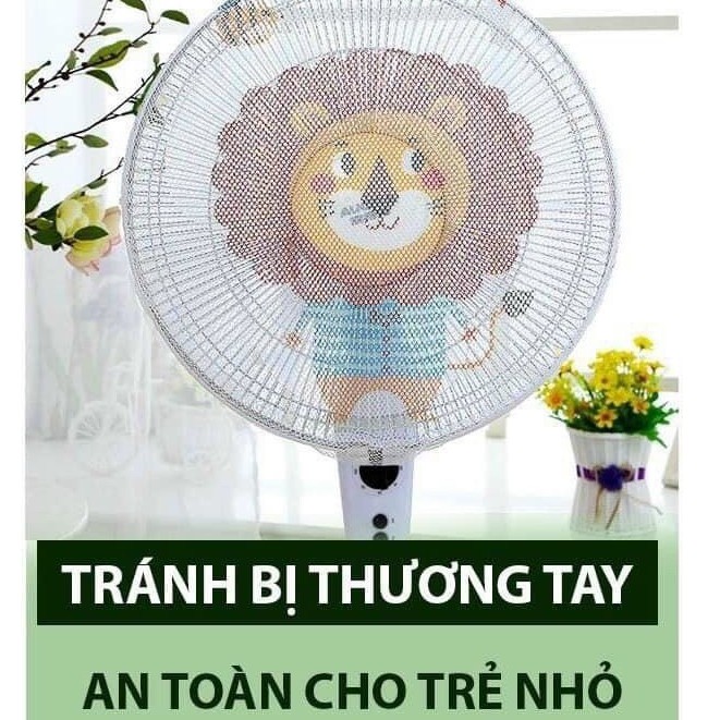 Lưới Bọc Quạt An Toàn Có Dây Rút