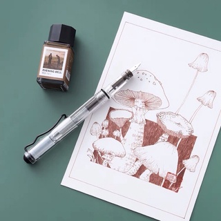 Bút máy bơm mực tự động ngòi EF vẽ line tranh